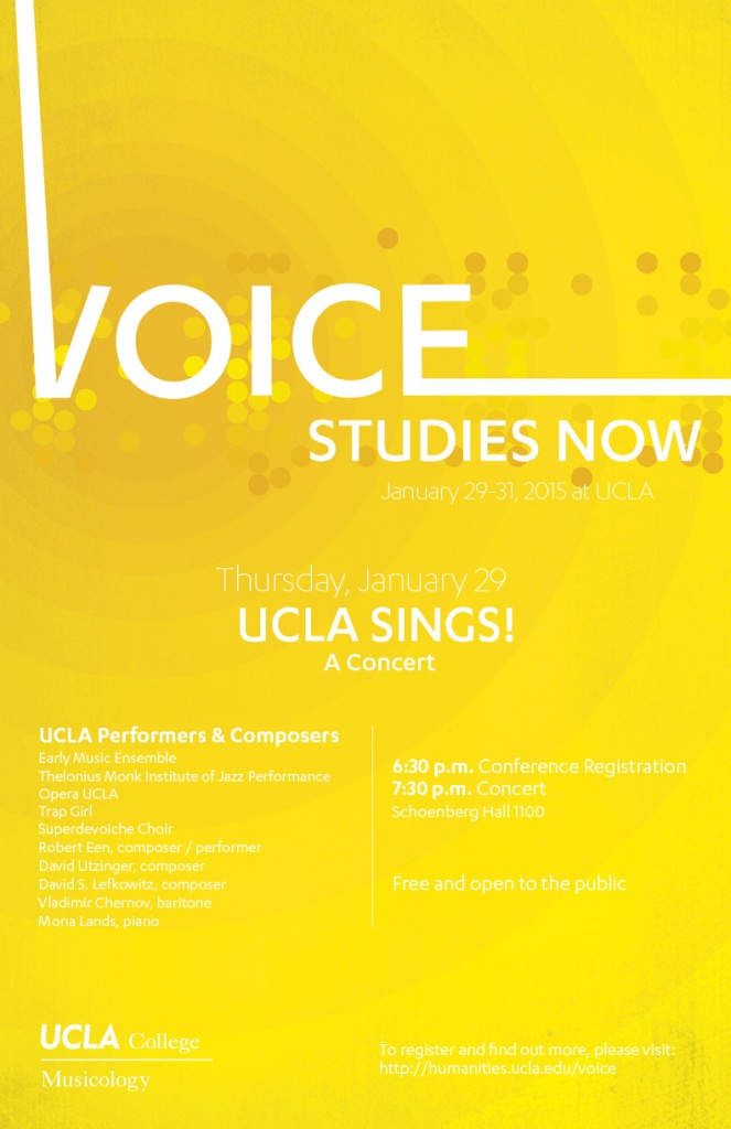 UCLA Sings Poster